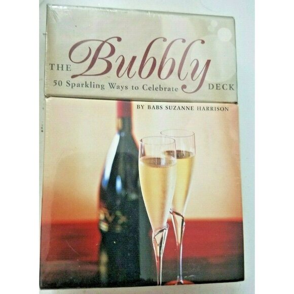 Card Bubbly Deck 50 Sparkling Ways to Celebrate Babs Suzanne Harrison 2004 Mumm - Picture 7 of 7